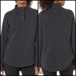 Prana Frozen Falls Recycled Wool Blend Rib Knit Sweater Size S